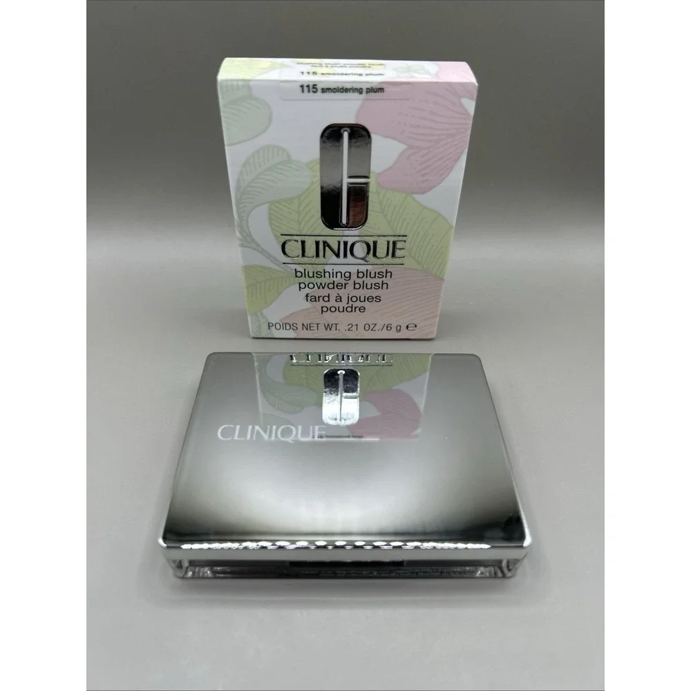Clinique Blushing Blush Powder Blush 115 Smoldering Plum .21oz/6g NEW